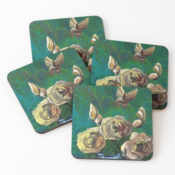 Item preview, Roses and butterflies designed and sold by Rina Arling.
