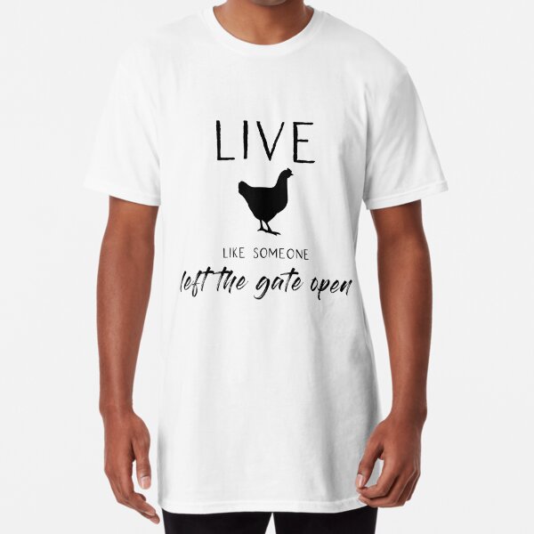 GoDuckee Farmer Hawaiian Shirt, Aloha Shirt - Live Like Someone Left The Gate Open