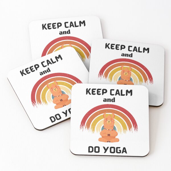 Item preview, Keep Calm and Do Yoga Lama designed and sold by HappyLifeCreate.