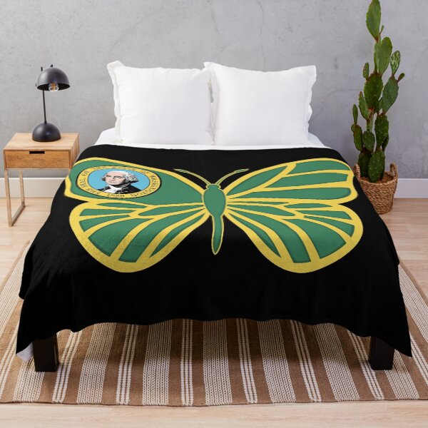 Item preview, State of Washington Flag Butterfly 2 designed and sold by Gsallicat.