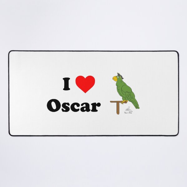 Artikelvorschau, Ich liebe Oscar entworfen und verkauft von Laughing Parrot Studio.