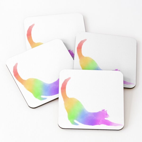 Item preview, rainbow cat stretch  designed and sold by BigAndBug.