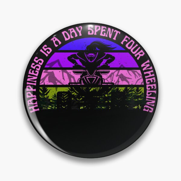 Item preview, Happiness is a Day Spent Four Wheeling -Motocross Girl designed and sold by Rally-Girl.