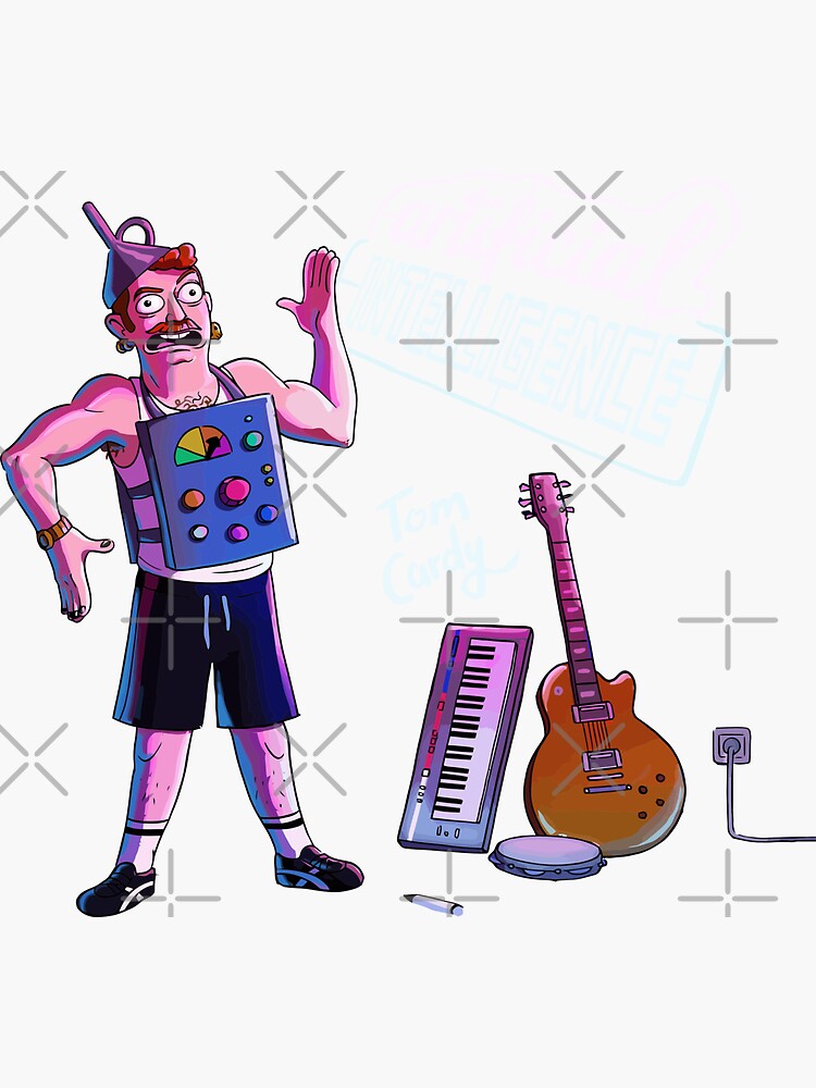 "Tom Cardy Merch Artificial Intelligence" Sticker for Sale by Rainko