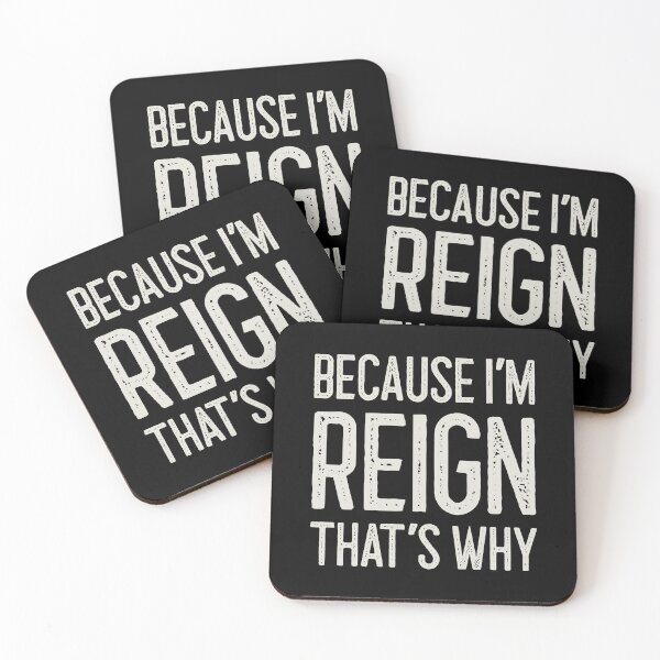 Item preview, Because I’m Reign That’s Why Funny Personalized Name designed and sold by MariosNydras.