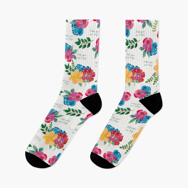 Item preview, Make your Own Magic, blue flowers designed and sold by Jules McCullough.