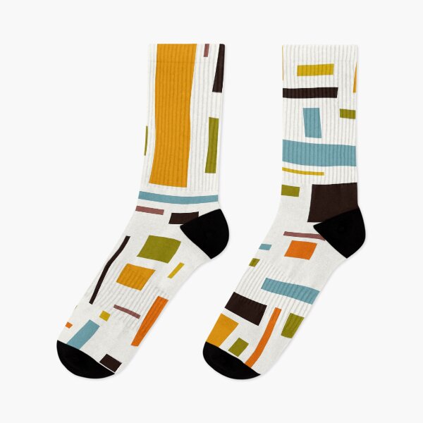 Item preview, Blocks Colors Retro 70s Mid Century designed and sold by trajeado14.