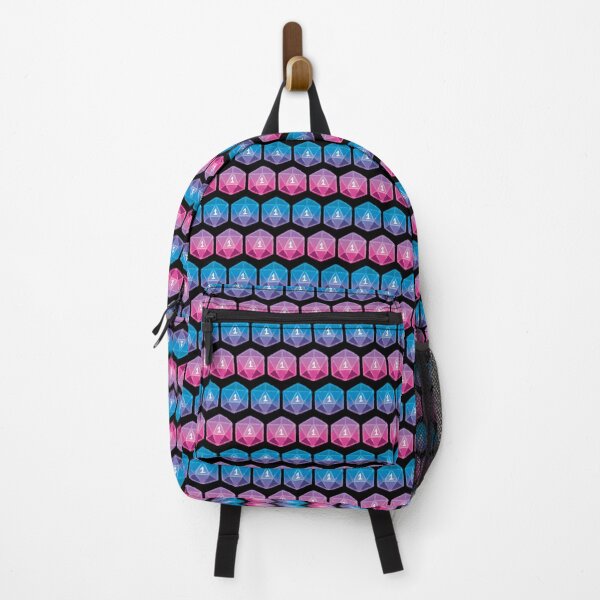 Item preview, Natural 1 | Hand Painted Nat 1 Pattern | Pink and Blue Gradient designed and sold by SqrlStudios.