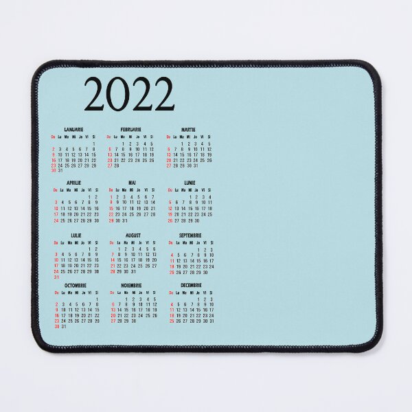 Item preview, romanian 2022 calendar design designed and sold by ni3ma.