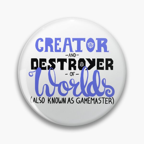 Item preview, Gamemaster Dungeonmaster caligraphy (blue) designed and sold by cu-b3.