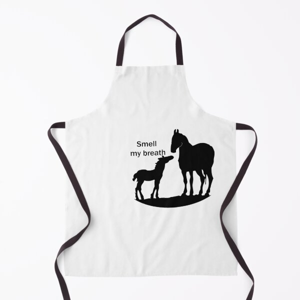 Item preview, Smell my breath - Funny weird random meme with horse and foal designed and sold by S Quinn.