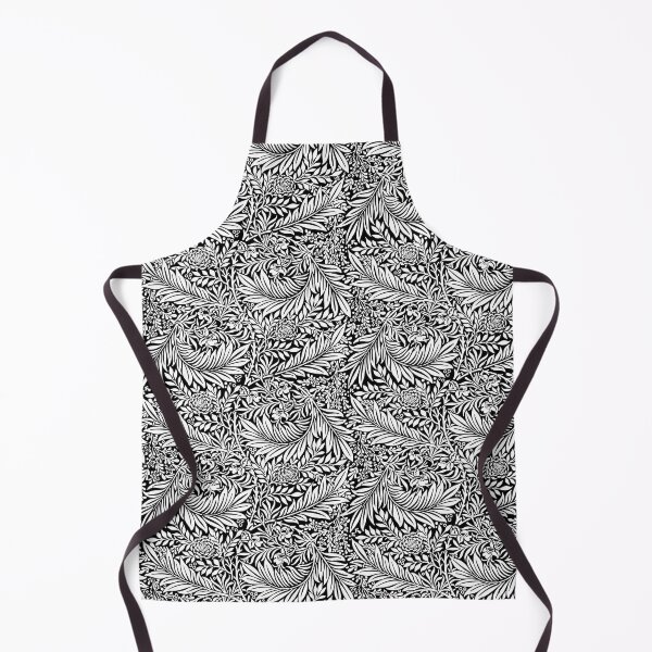Item preview, Black and White Swirly Floral Pattern designed and sold by NawalMagdy.