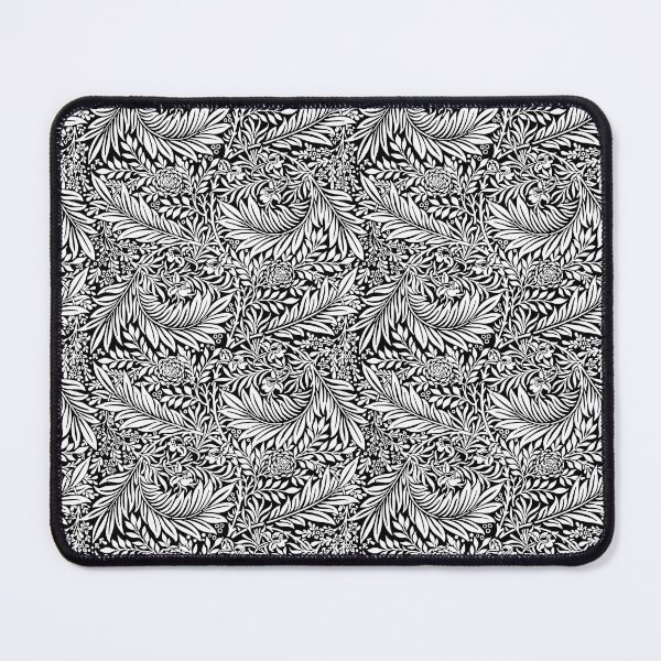 Item preview, Black and White Swirly Floral Pattern designed and sold by NawalMagdy.