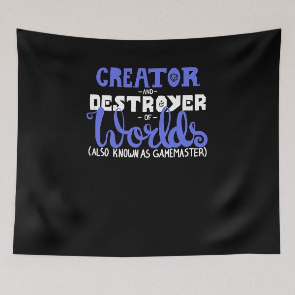 Item preview, Gamemaster Dungeonmaster caligraphy (blue) designed and sold by cu-b3.