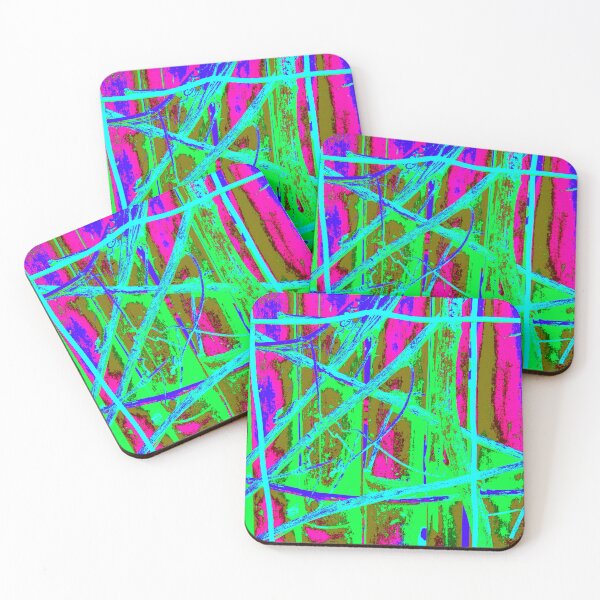 Aperçu de l'œuvre Abstrackt aux couleurs fluo par Iritof créée et vendue par iritof.