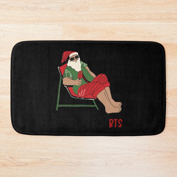 Item preview, Bts Funny Santa Sticker designed and sold by allysonhat.