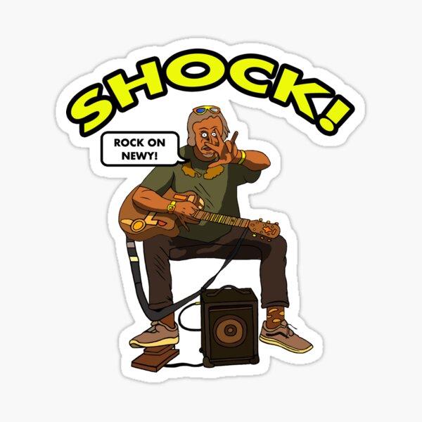 Shock (Rock on Newy). Sticker