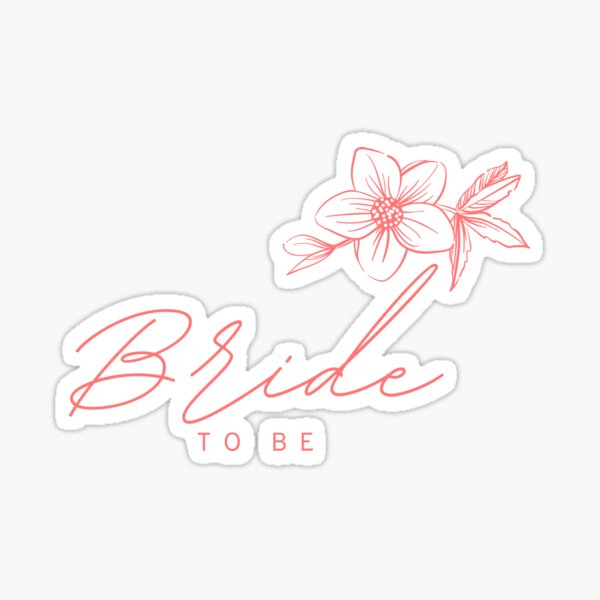 Bride to be Comic (Graphic) Sticker for Sale by Allyoudois