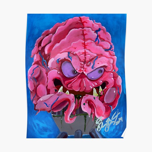 Tmnt Teenage Mutant Ninja Turtles Krang Cartoon Comics 80s Posters ...