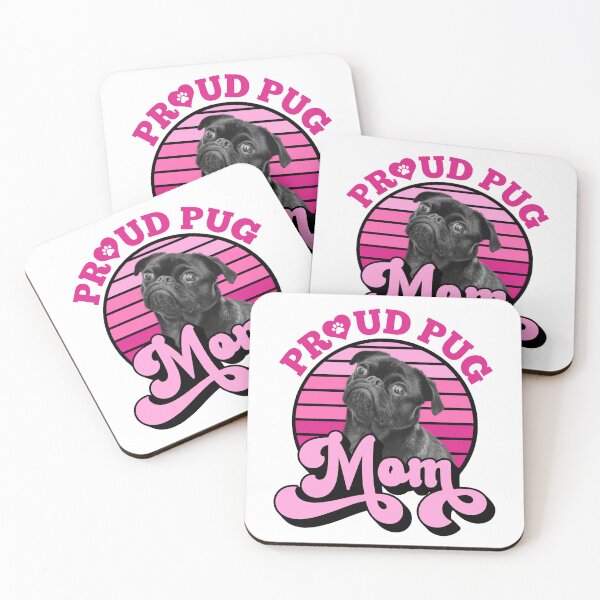 Item preview, Proud Black Pug Mom designed and sold by momofdoggos.