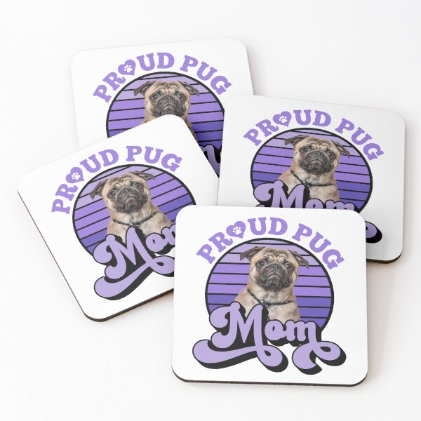 Item preview, Proud Pug Mom designed and sold by momofdoggos.