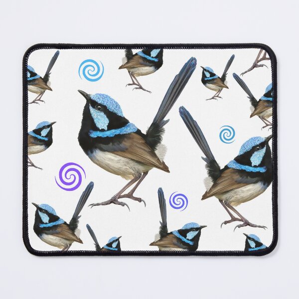 Item preview, Flock of Superb Fairy Wrens designed and sold by Kestrelle.