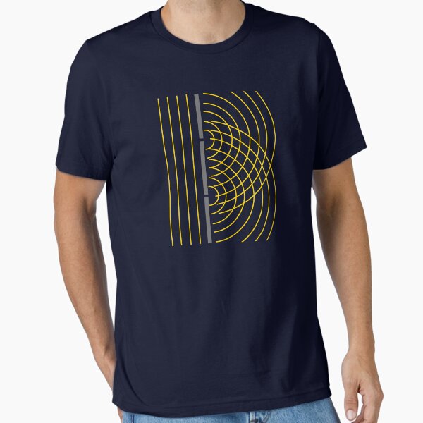 Artikel-Vorschau von Wissenschaftliches Experiment zur Lichtwellenteilchenforschung mit Doppelspalt, designt und verkauft von TheShirtYurt.