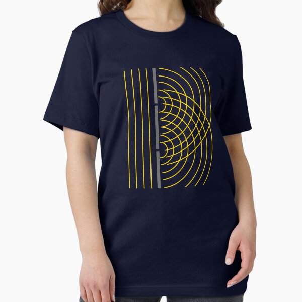 Aperçu de l'œuvre Expérience scientifique sur les particules lumineuses à double fente créée et vendue par TheShirtYurt.
