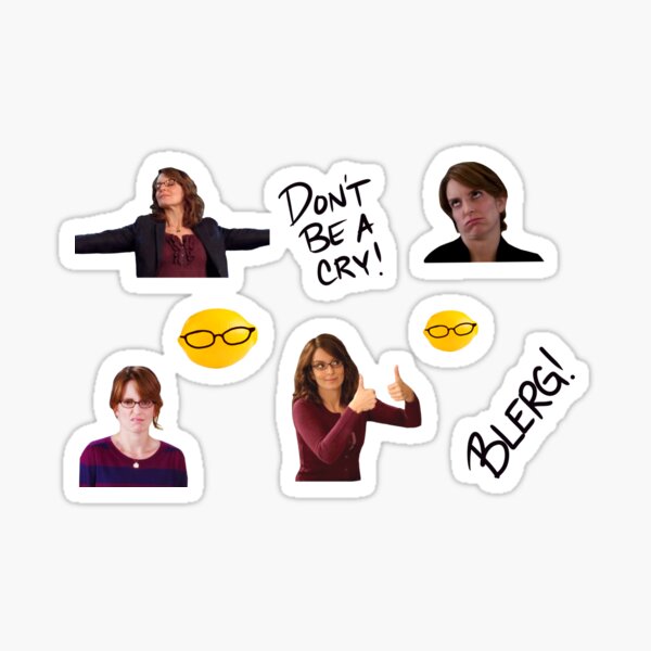 Artikel-Vorschau von Liz Lemon - Aufkleberbogen, designt und verkauft von jordanlovesdogz.