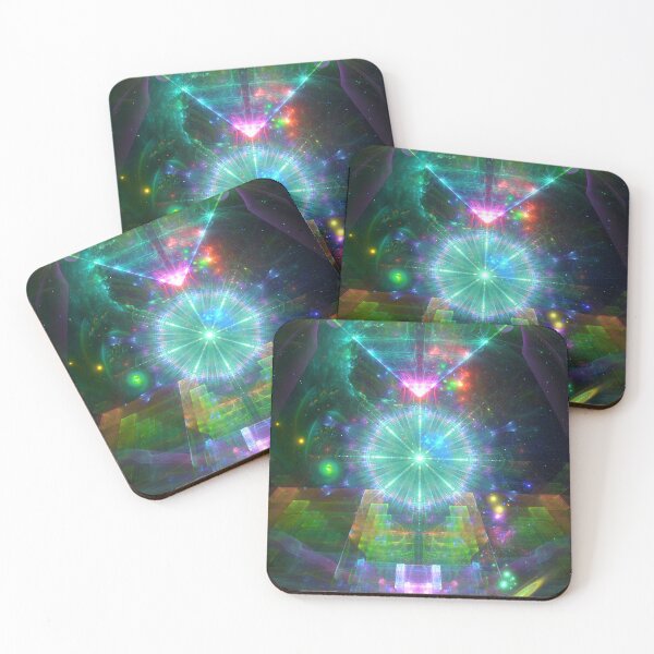 Item preview, Bright Cosmic Sci Fi Futurist Visionary Art designed and sold by Martin W Ball.