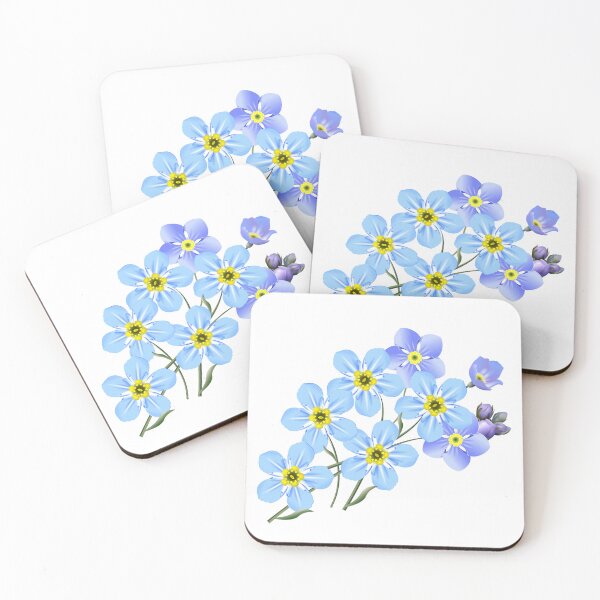 Item preview, FORGET ME NOTS FLOWERS FLORAL designed and sold by Zipzadoo.