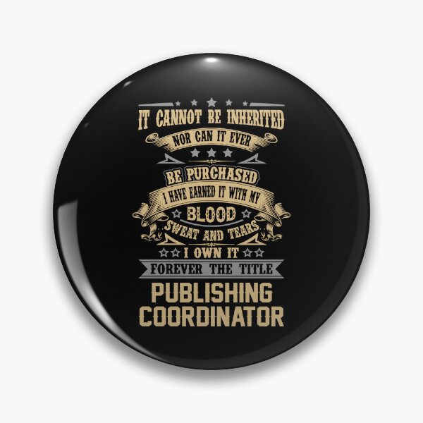 Item preview, Publishing Coordinator T Shirt - Forever The Title Job Gift Item Tee designed and sold by celiagomez456.