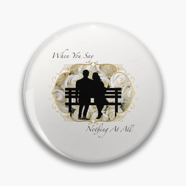 Item preview, When You Say Nothing At All (White Roses on Off-White) designed and sold by PawsitiveMum.