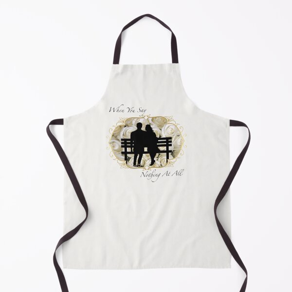 Item preview, When You Say Nothing At All (White Roses on Off-White) designed and sold by PawsitiveMum.