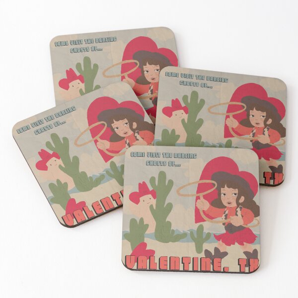 Item preview, Valentine, Texas vintage postcard designed and sold by Gabbydrawsalot.