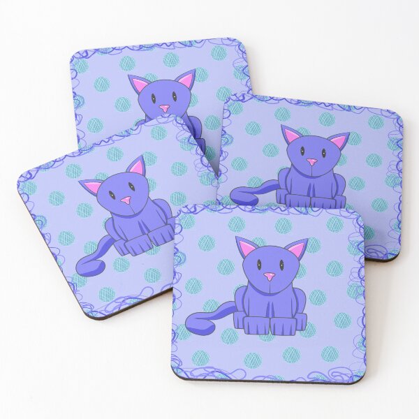 Item preview, Cute Purple Cat designed and sold by jessicaksch.