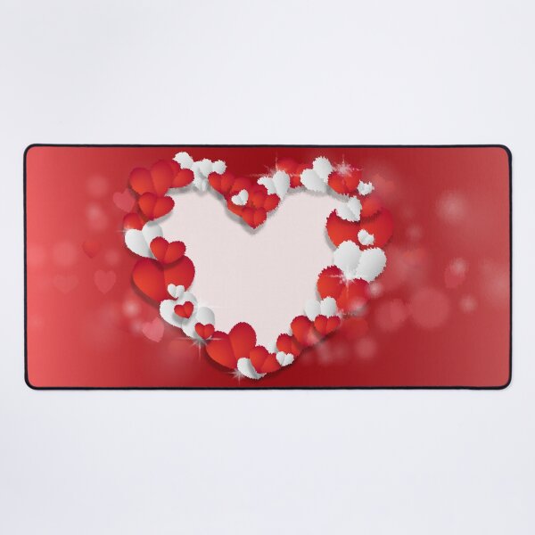 Item preview, Big Pink Hearts designed and sold by MathenaArt.