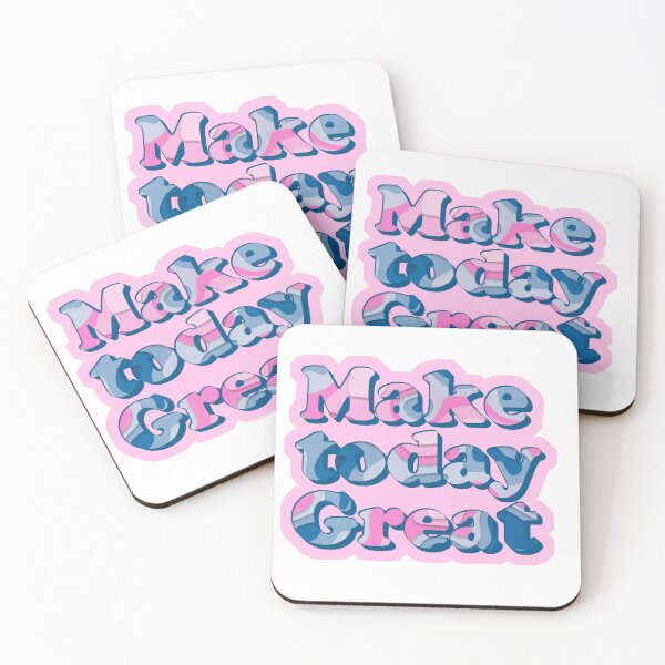 Item preview, Make today great // inspirational quote designed and sold by Allison Scianna.