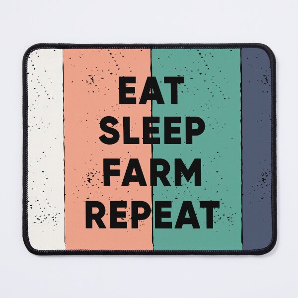 Item preview, Eat Sleep Farm Repeat designed and sold by FridPix.