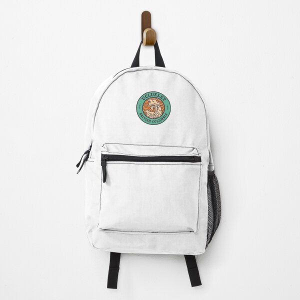 Item preview, Ucluelet Waves Retro Badge designed and sold by modeoftravel.