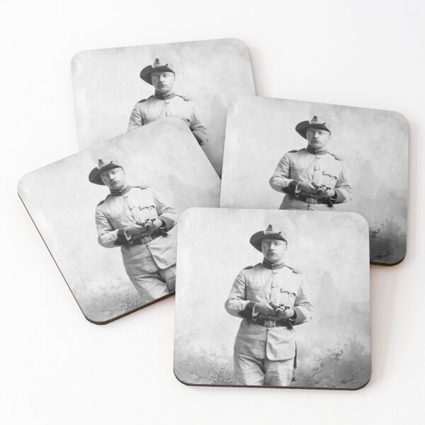 Item preview, Colonel Theodore Roosevelt Holding Binoculars  designed and sold by warishellstore.
