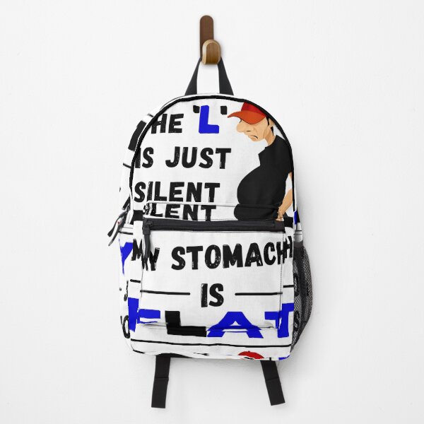 Item preview, I am not fat my belly is flat funny sarcastic design about weight designed and sold by MAD-STREETWEAR.