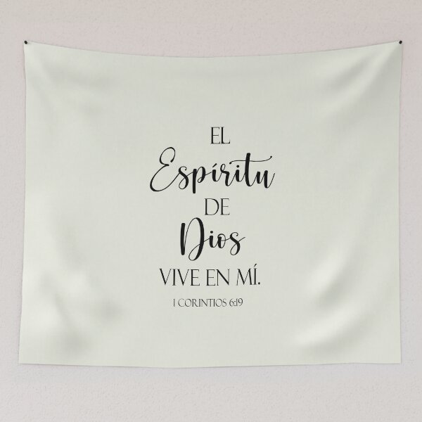 Item preview, 1 Corintios 6:19, Spanish Bible Verse designed and sold by Aryam Quotes.