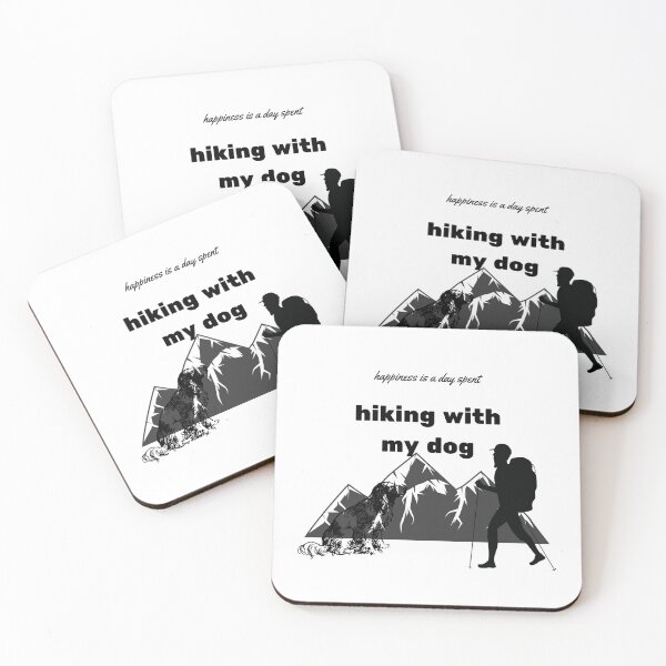 Item preview, happiness is a day spent hiking with my dog designed and sold by Khaila-shop.