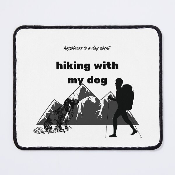 Item preview, happiness is a day spent hiking with my dog designed and sold by Khaila-shop.