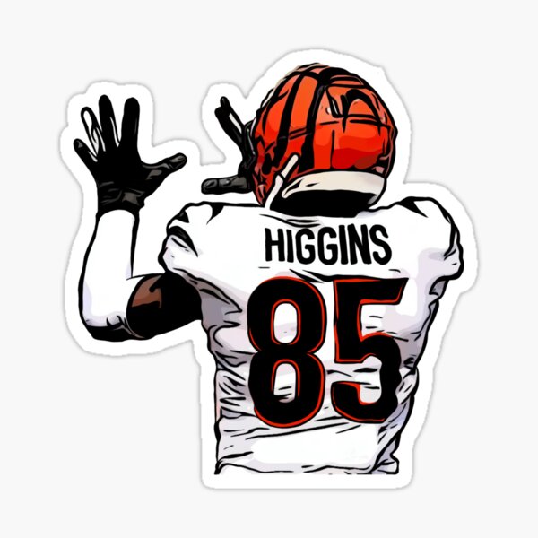 2022 Super Bowl LVI Patch Cincinnati Bengals #85 Tee Higgins Black