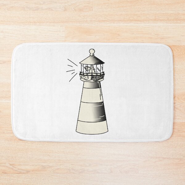 Item preview, Lighthouse Traditional Pirate Tattoo designed and sold by Beano Supremo.