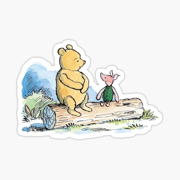 Winnie Pooh Illustration Editorial Sticker: เวกเตอร์สต็อก (ปลอดค่า