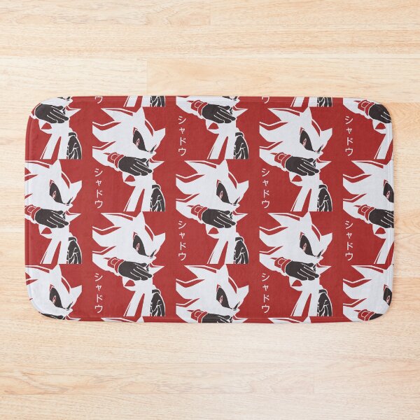 Item preview, Evil meme Shadow Hedgehog anime manga kanji style Background red designed and sold by discreetgeeks.