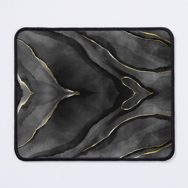 Item preview, gold and black marble designed and sold by artlaila.